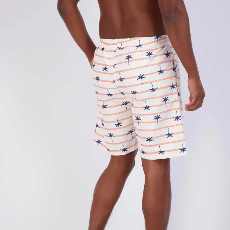 Three Pack Drawstring Swim Shorts in Mixed Colours