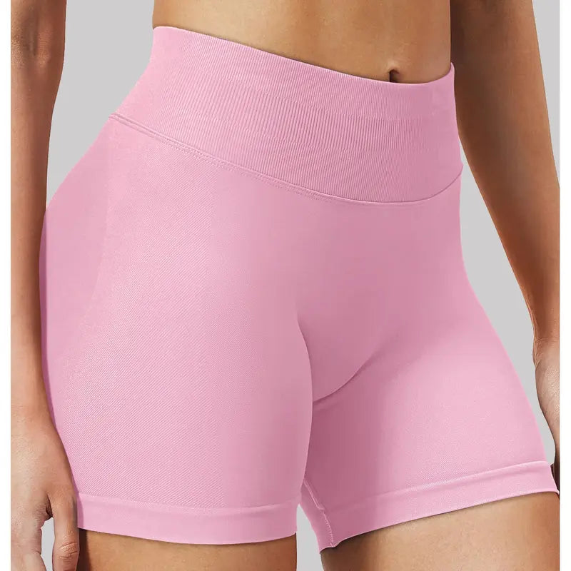 Four-Pack Seamless High-Waist Stretch Shorts
