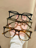 Square Plastic Eyeglass Frames in Three Colors