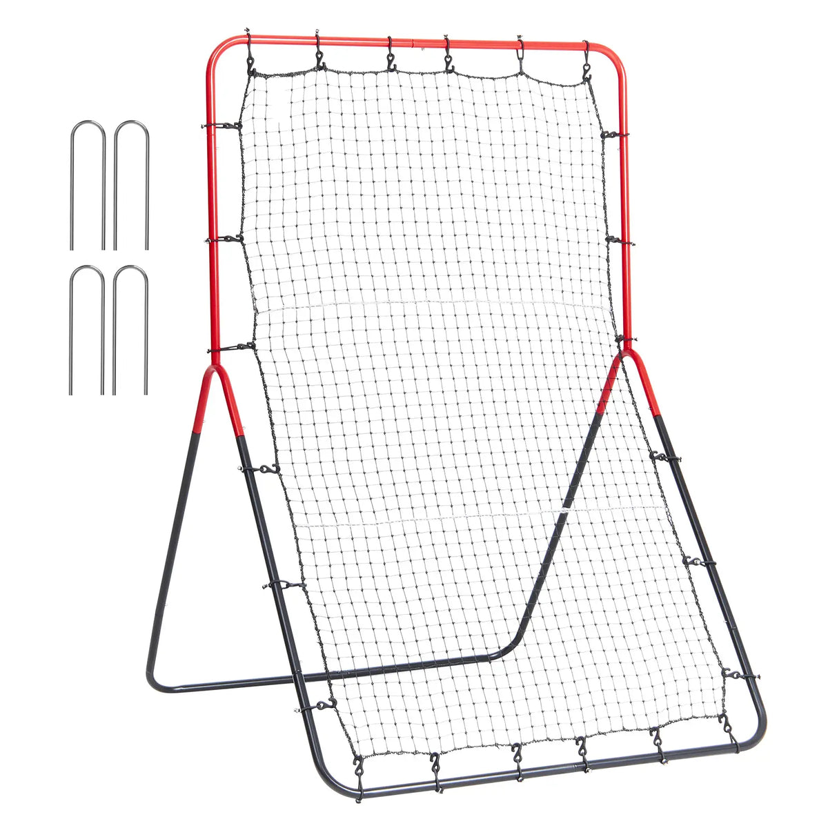 Steel Frame Rebound Net with Ground Stakes